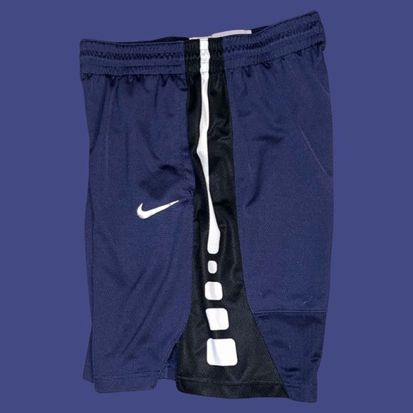 Youth Nike Dri Fit Elite Navy Basketball Shorts Size Large - Picture 1 of 6